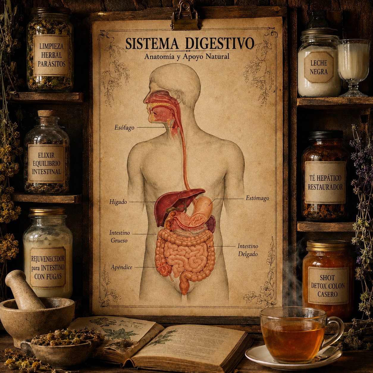 Repisa — Estómago y digestión