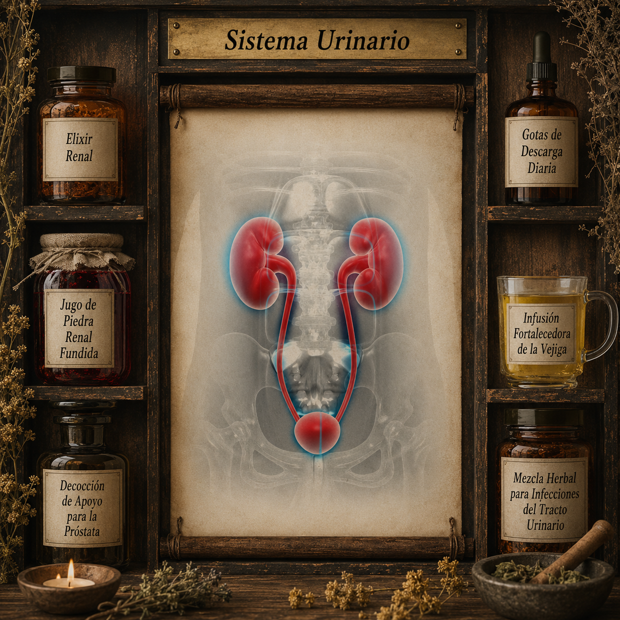 Repisa — Sistema urinario